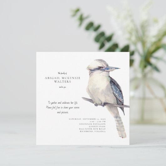 Eenvoudige vogelviering van het leven kaart (Staand voorkant)