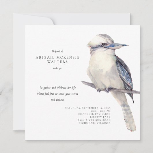 Eenvoudige vogelviering van het leven kaart (Voorkant)