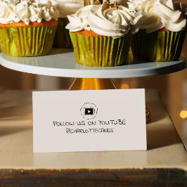 Eenvoudige Volg ons op YouTube, Sociale Media Rubberstempel