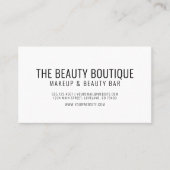 Eenvoudige volgende afspraak visitekaartje