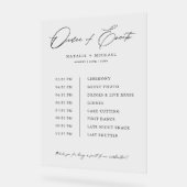 Eenvoudige volgorde van gebeurtenissen Weddenschap Acryl Bord (Hoek)