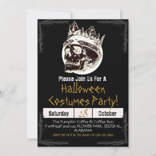 Eenvoudige Volwassen  Halloween Party Gotische Sch Kaart