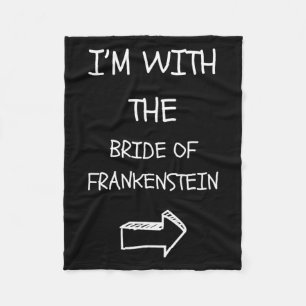 Eenvoudige volwassene Halloween kostuum I'm With B Fleece Deken