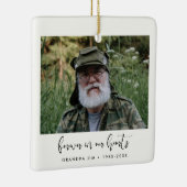 Eenvoudige voorgeschiedenis in ons hart keramisch ornament (Rechts)