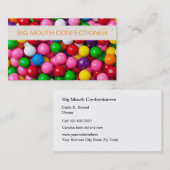 Eenvoudige voorziening van suikerwerk visitekaartje (Voorkant / Achterkant)