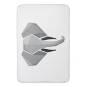 Eenvoudige vormen Geometrie Elephant Head Badmat (Voorkant Verticaal)