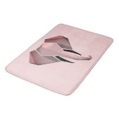 Eenvoudige vormen Geometrie Elephant Head Badmat (Gekanteld)