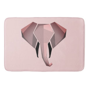 Eenvoudige vormen Geometrie Elephant Head Badmat