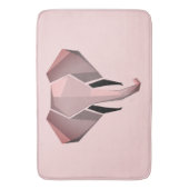 Eenvoudige vormen Geometrie Elephant Head Badmat (Voorkant Verticaal)