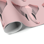 Eenvoudige vormen Geometrie Elephant Head Cadeaupapier (Rol Hoek)