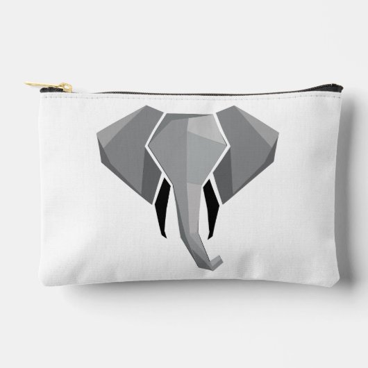 Eenvoudige vormen Geometrie Elephant Head Etui (Voorkant)
