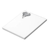 Eenvoudige vormen Geometrie Elephant Head Notitieblok (Linkerzijde)