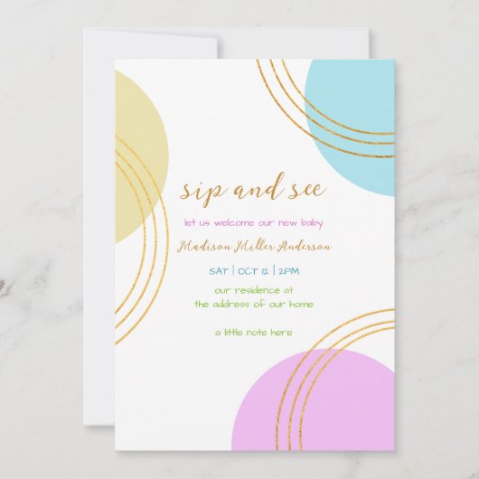 Eenvoudige vormen nippen en zien kaart (Voorkant)