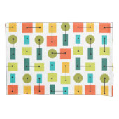 Eenvoudige vormen van atoomtijdperk, meerkleurig kussensloop (Voorkant)