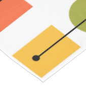 Eenvoudige vormen van atoomtijdperk, meerkleurig tafelkleed (Gekanteld)