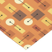 Eenvoudige vormen van atoomtijdperk Oranje Korte Tafelloper (Hoek)