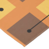 Eenvoudige vormen van atoomtijdperk Oranje Tafelkleed (Gekanteld)