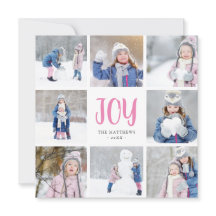 Eenvoudige vreugde | 8 vierkante fotocollage flat