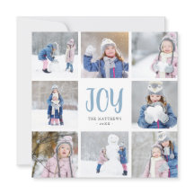 Eenvoudige vreugde | 8 vierkante fotocollage flat