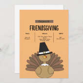 Eenvoudige Vriendsgiving Kaart (Voorkant / Achterkant)