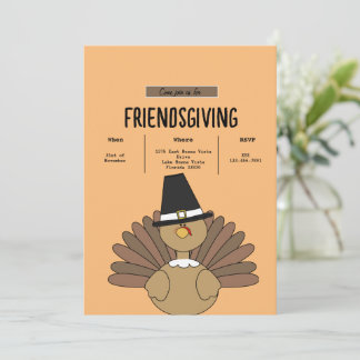 Eenvoudige Vriendsgiving Kaart