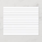 Eenvoudige Vrijgezellenfeest Ontvangkaart (Achterkant)