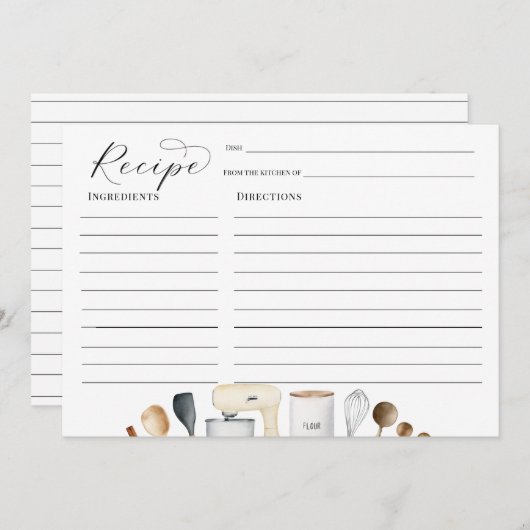 Eenvoudige Vrijgezellenfeest Ontvangkaart Kaart (Voorkant / Achterkant)