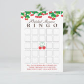 Eenvoudige Vrijgezellenfeest van zoete kersen, bin Kaart (Staand voorkant)