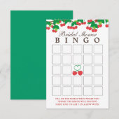 Eenvoudige Vrijgezellenfeest van zoete kersen, bin Kaart (Voorkant / Achterkant)