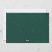 Eenvoudige vrolijk kerstscript foto feestdagenkaart (Achterkant)