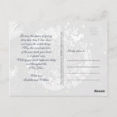 Eenvoudige vrolijke kerst en gelukkig nieuwjaarsfo briefkaart (Achterkant)