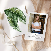 Eenvoudige Vrouwelijke Afstuderen Aankondiging Bla