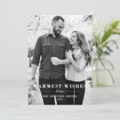 Eenvoudige warme wensen (Staand voorkant)