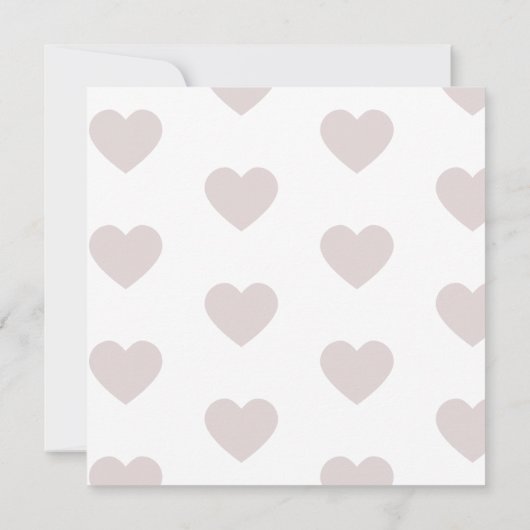 Eenvoudige warmteroze grijze fotocollage (Achterkant)