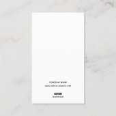 Eenvoudige wasinstructies Logo toevoegen Visitekaartje (Achterkant)