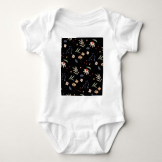 Eenvoudige watercolor bloemen 1 romper