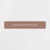 Eenvoudige waterdichte naam voor Warm en Cool Eart Labels (Design 1)