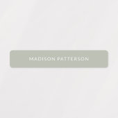 Eenvoudige waterdichte naam voor Warm en Cool Eart Labels (Design 2)