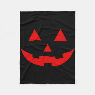 Eenvoudige Watermeloen Jack O Lantern Zomer Hallow Fleece Deken