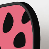 Eenvoudige watermeloen pickleball paddle (Links Detail)