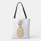 Eenvoudige Waterverf ananas Tote Bag (Achterkant)
