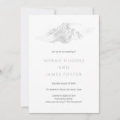 Eenvoudige Waterverf Berg Schilderachtig Natuur br Kaart (Voorkant)