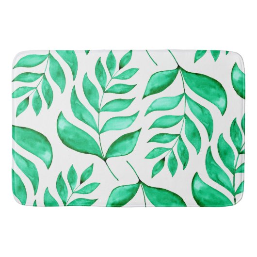 Eenvoudige waterverf bijkantoren - groen badmat (Voorkant)