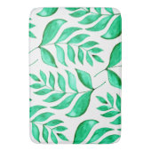 Eenvoudige waterverf bijkantoren - groen badmat (Voorkant Verticaal)