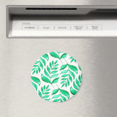 Eenvoudige waterverf bijkantoren - groen magneet (Insitu (Vaatwasser))