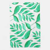 Eenvoudige waterverf bijkantoren - groen theedoek (Verticaal)