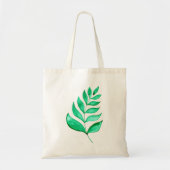 Eenvoudige waterverf bijkantoren - groen tote bag (Voorkant)