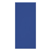 Eenvoudige Waterverf Blauwe Bloem Bruiloft | Menu (Achterkant)