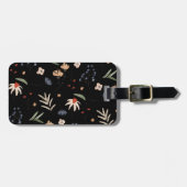 Eenvoudige waterverf bloemen 1 bagagelabel (Voorkant horizontaal)