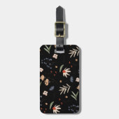 Eenvoudige waterverf bloemen 1 bagagelabel (Voorkant verticaal)